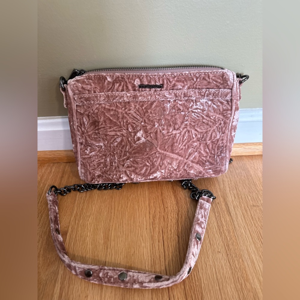 Rebecca Minkoff - Dusty Rose Velvet Purse - Picture 5 of 7